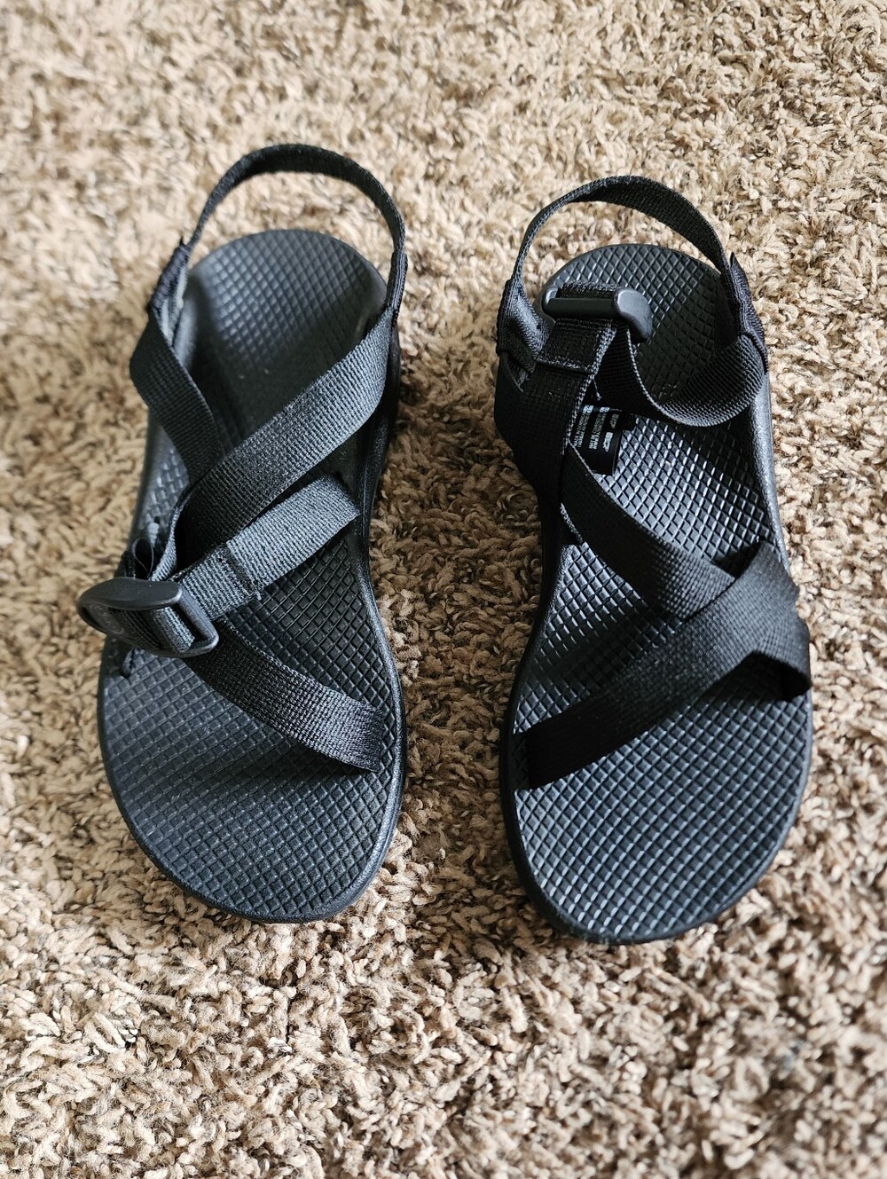 Chaco Z/1 Classic Black Sandals Women's Size 7 Summer Walking Shoe - Picture 2 of 6